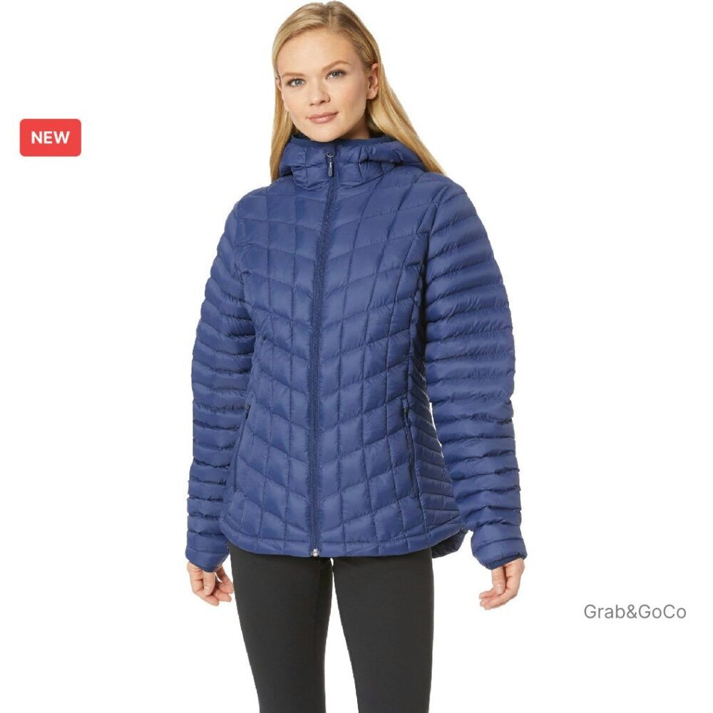 Lightweight Down-Alternative Puffer Jacket Hooded… - image 1
